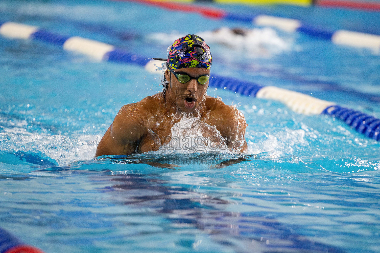 Day 4 of National Swimming Competition 2024 held in Hulhumale', Maldives on Monday, 16th December 2024. 
Photos: Hassan Simah / images.mv