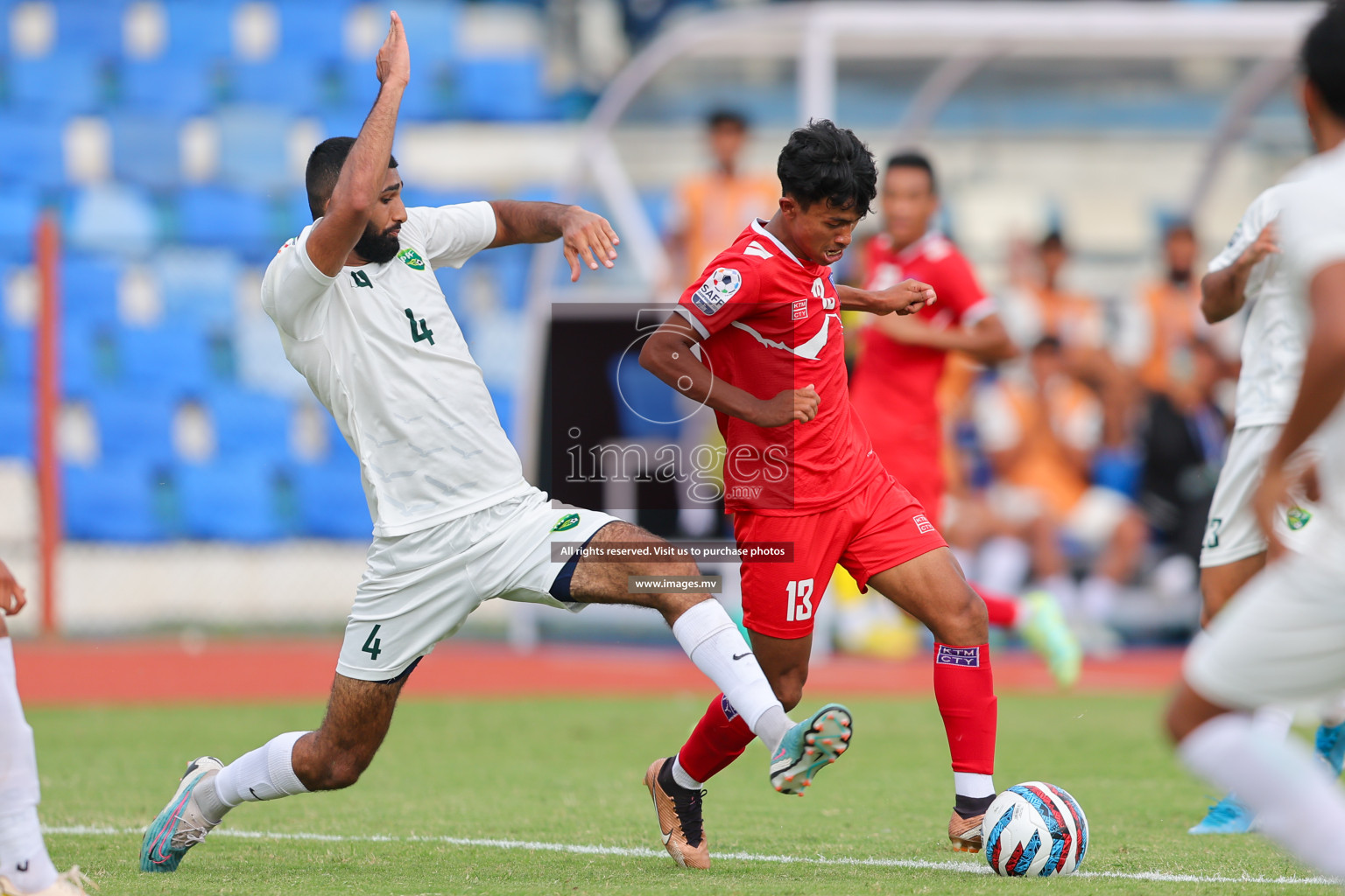 Nepal vs Pakistan in SAFF Championship 2023 held in Sree Kanteerava Stadium, Bengaluru, India, on Tuesday, 27th June 2023. Photos: Nausham Waheed, Hassan Simah / images.mv