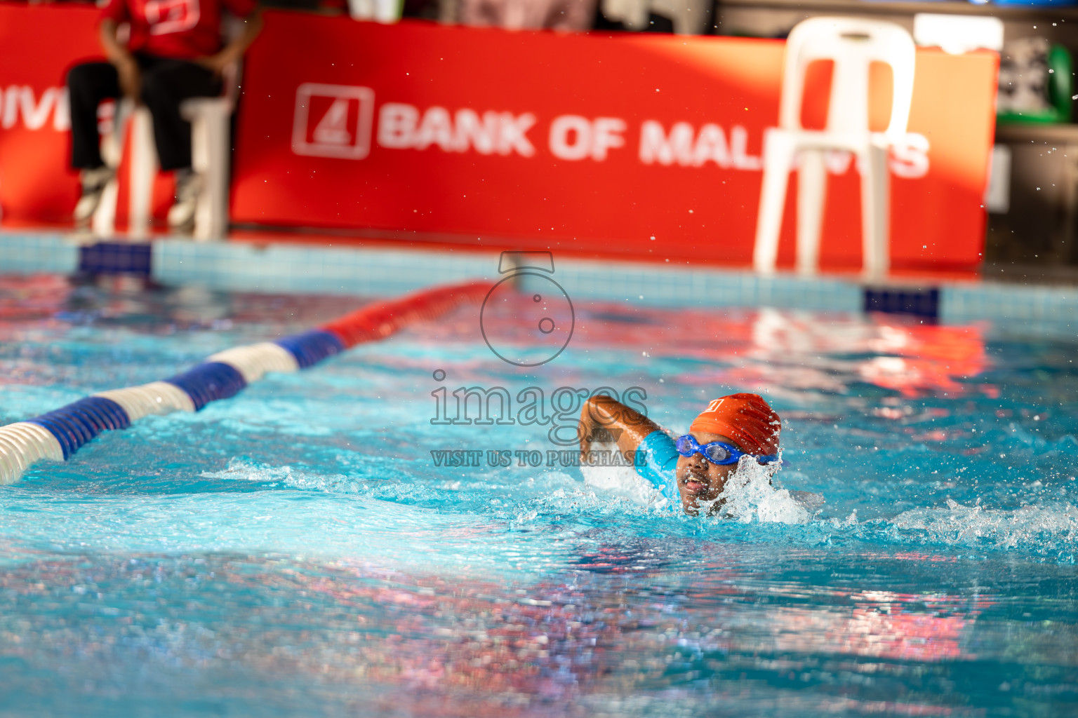 Day 2 of 20th BML Inter-school Swimming Competition 2024 held in Hulhumale', Maldives on Sunday, 13th October 2024. Photos: Ismail Thoriq / images.mv