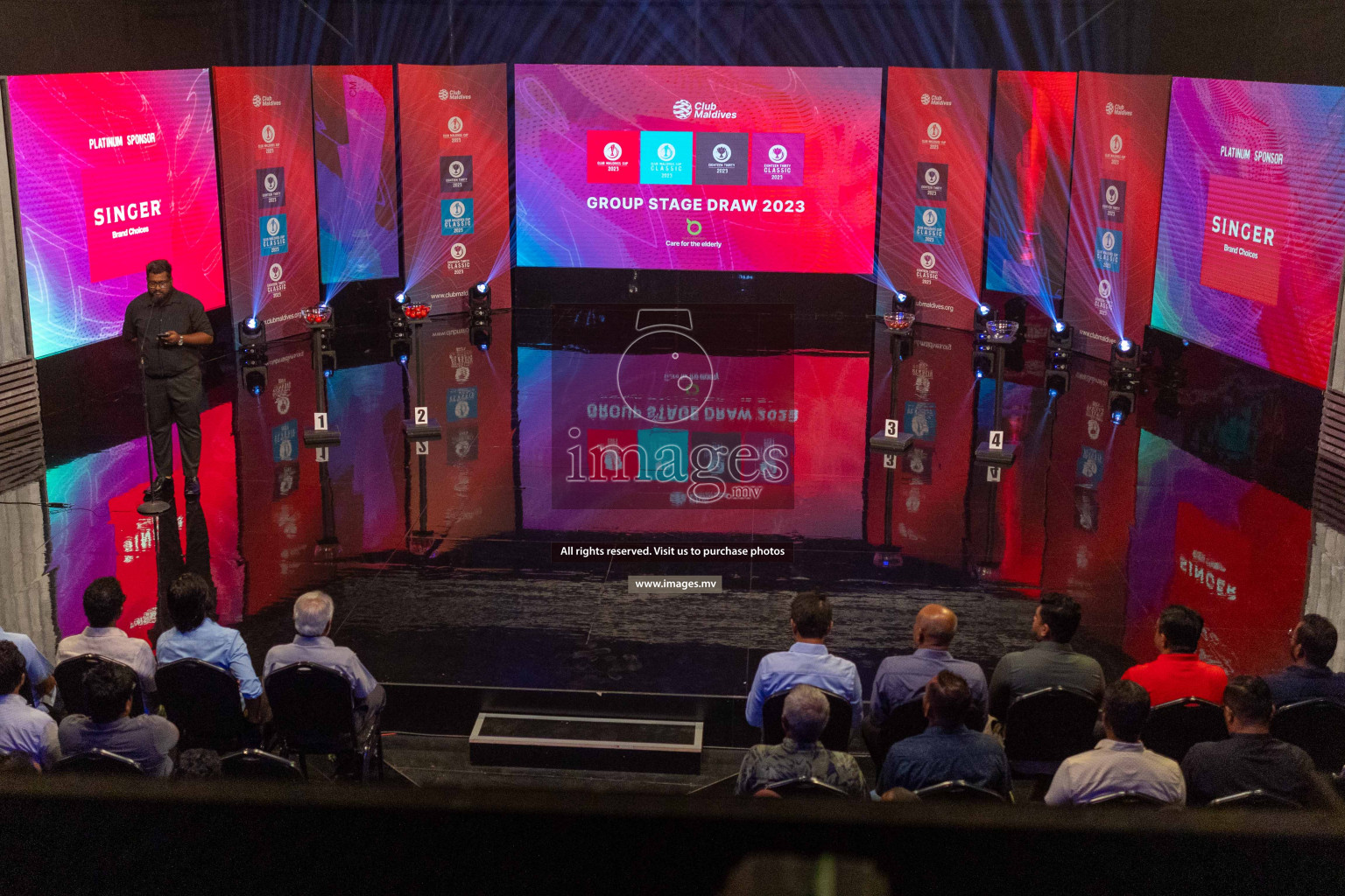 Draw ceremony of Club Maldives 2023 was held on Thursday, 6th July 2023 at PSM Studio in Male', Maldives.  Photos: Ismail Thoriq / images.mv