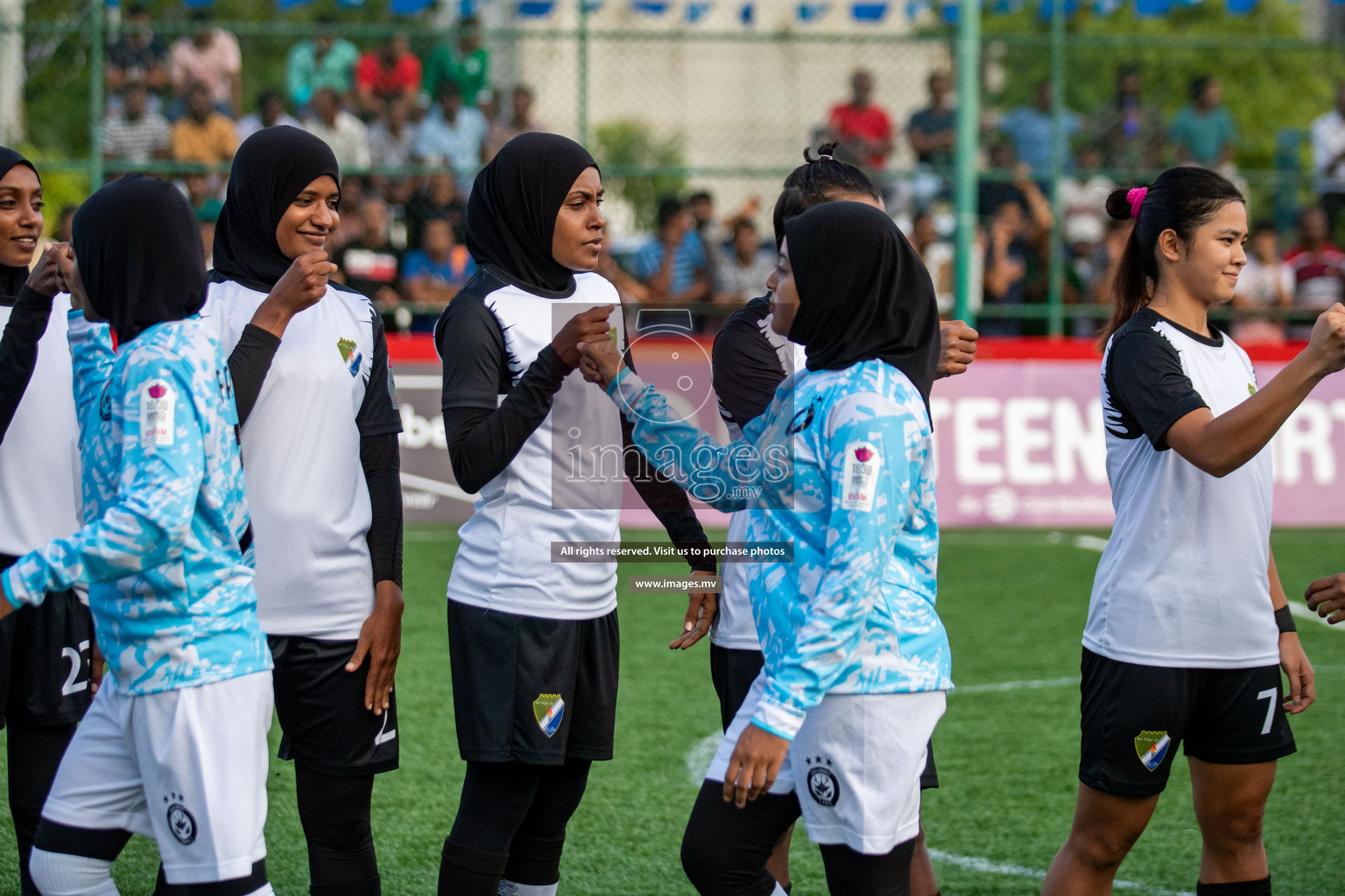 MPL vs DSC in Eighteen Thirty Women's Futsal Fiesta 2022 was held in Hulhumale', Maldives on Monday, 17th October 2022. Photos: Hassan Simah, Mohamed Mahfooz Moosa / images.mv