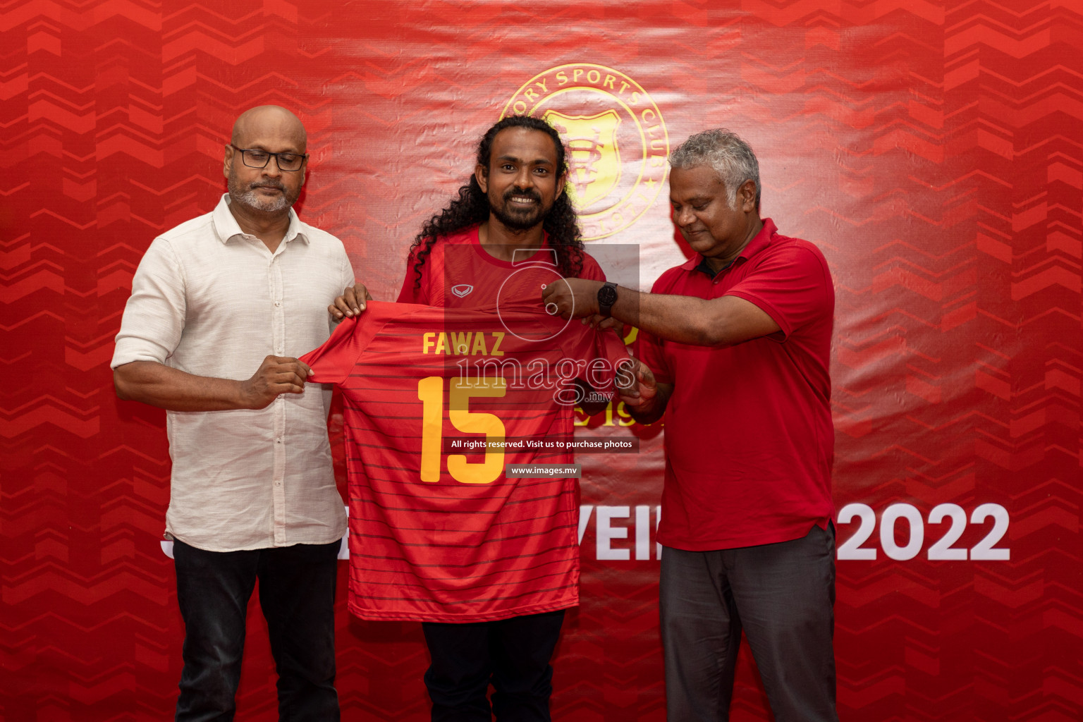 Victory Sports Club Jersey Unveiling 2022 on 14th July 2022, held in Jamaaludheen School Hall, Male', Maldives  Photos: Hassan Simah / Images.mv