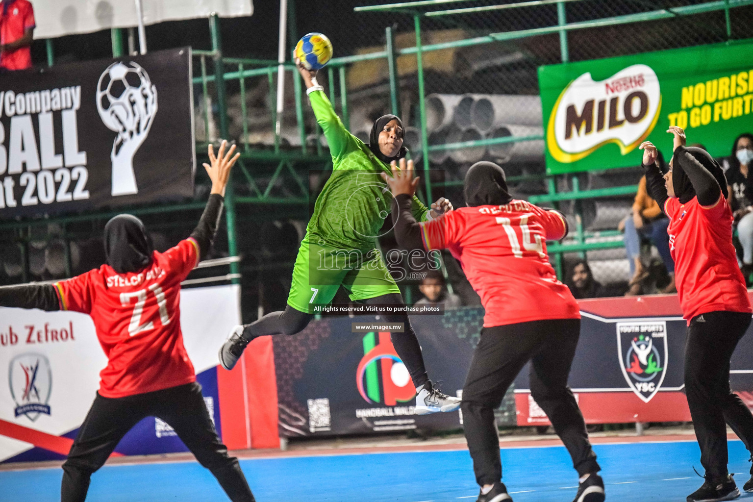 Day 13 of Milo 6th Inter Office Handball Tournament 2022 - Photos by  Nausham Waheed