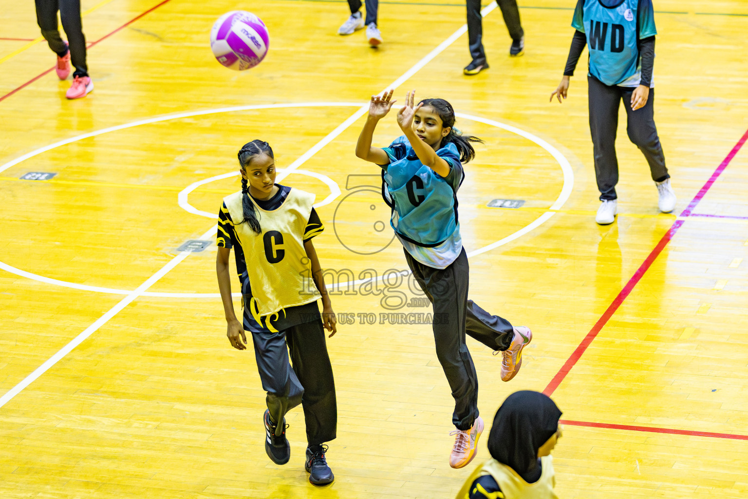 Day 3 of Inter-School Netball Tournament 2025 was held in Social Center Indoor Hall on Monday, 20th October 2025. Photos: Areef Adam / images.mv
