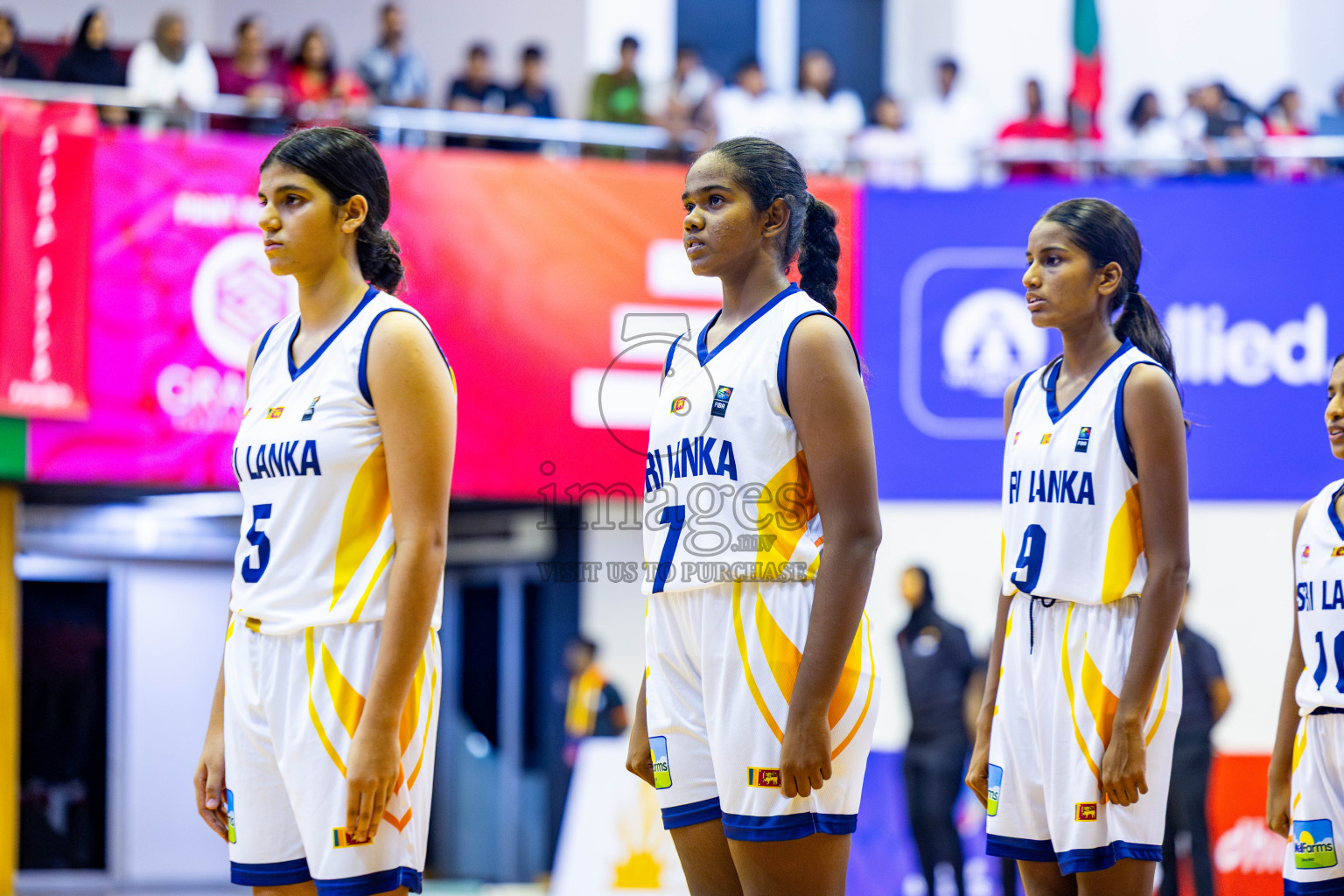 Maldives vs SriLanka in Day 2 of Under 16 Woman's Asian Cup SABA Qualifiers 2025 was held in Social Center, Male', Maldives on Friday, 13th June 2025. Photos: Nausham Waheed / images.mv