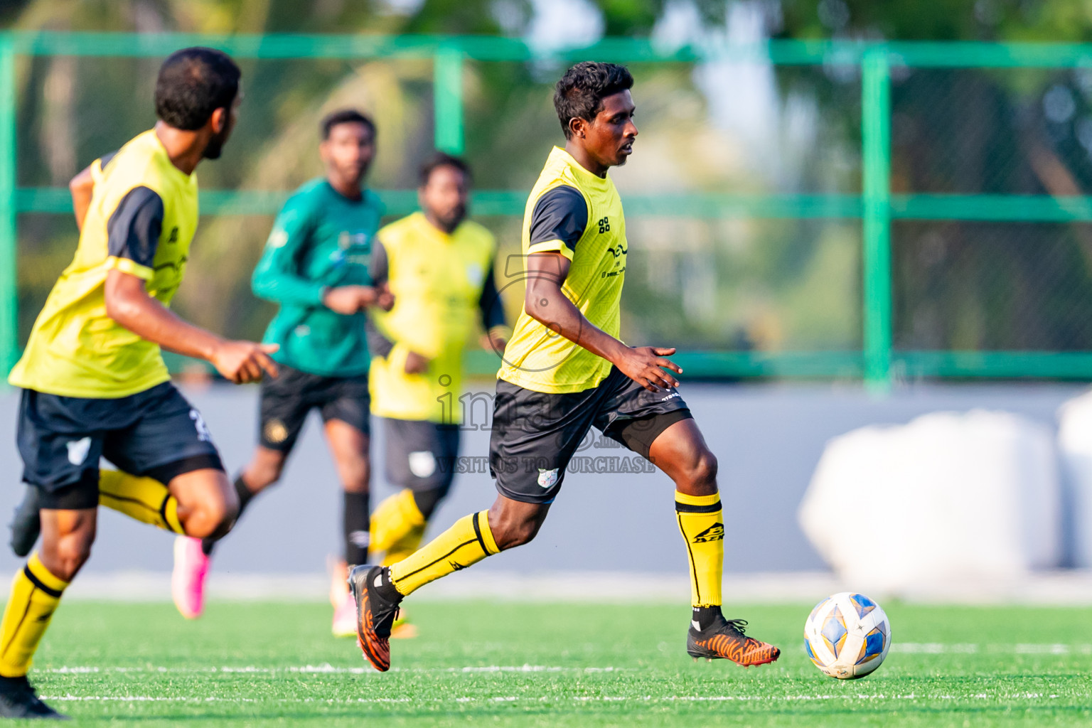 Baburu SC vs Kanmathi Juniors from Manadhoo Council Cup 2024 in N Manadhoo Maldives on Friday, 23rd February 2023. Photos: Nausham Waheed / images.mv