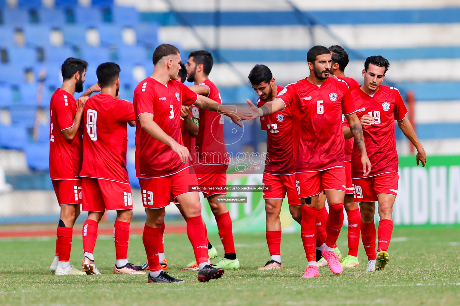 Lebanon vs Maldives in SAFF Championship 2023 held in Sree Kanteerava Stadium, Bengaluru, India, on Tuesday, 28th June 2023. Photos: Nausham Waheed, Hassan Simah / images.mv