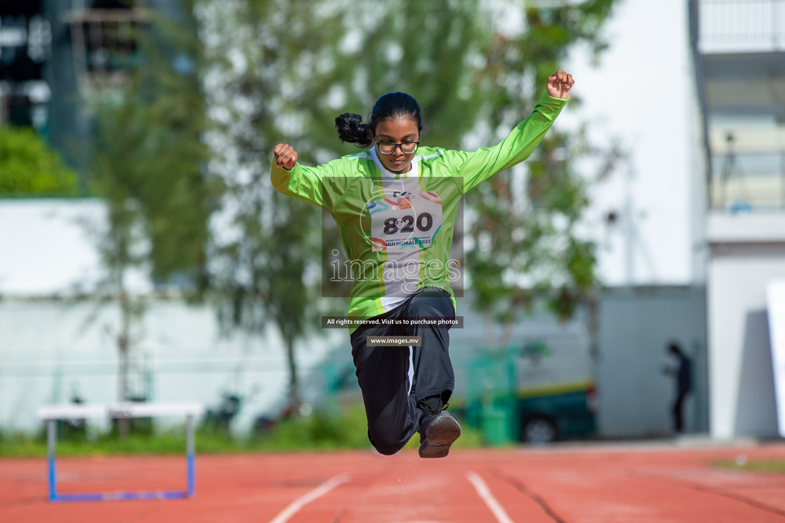 Day two of Inter School Athletics Championship 2023 was held at Hulhumale' Running Track at Hulhumale', Maldives on Sunday, 15th May 2023. Photos: Nausham Waheed / images.mv