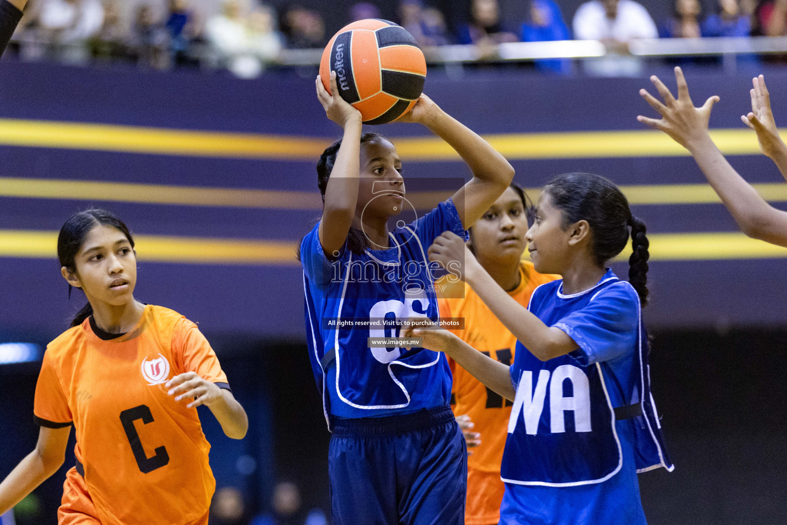 24th Interschool Netball Tournament 2023 was held in Social Center, Male', Maldives on 27th October 2023. Photos: Nausham Waheed / images.mv