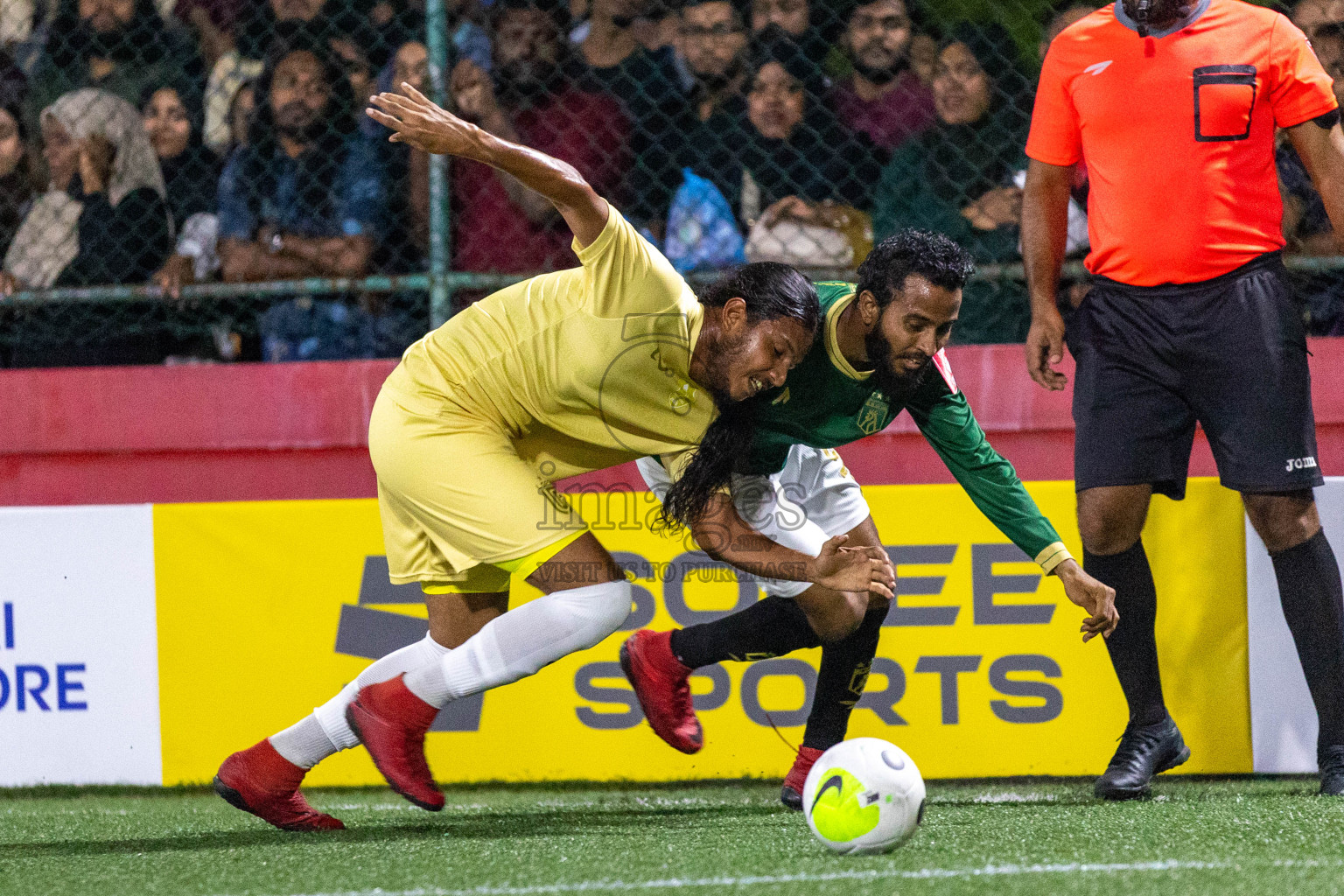 Opening of Golden Futsal Challenge 2024 with Charity Shield Match between L.Gan vs Th. Thimarafushi was held on Sunday, 14th January 2024, in Hulhumale', Maldives Photos: Ismail Thoriq / images.mv