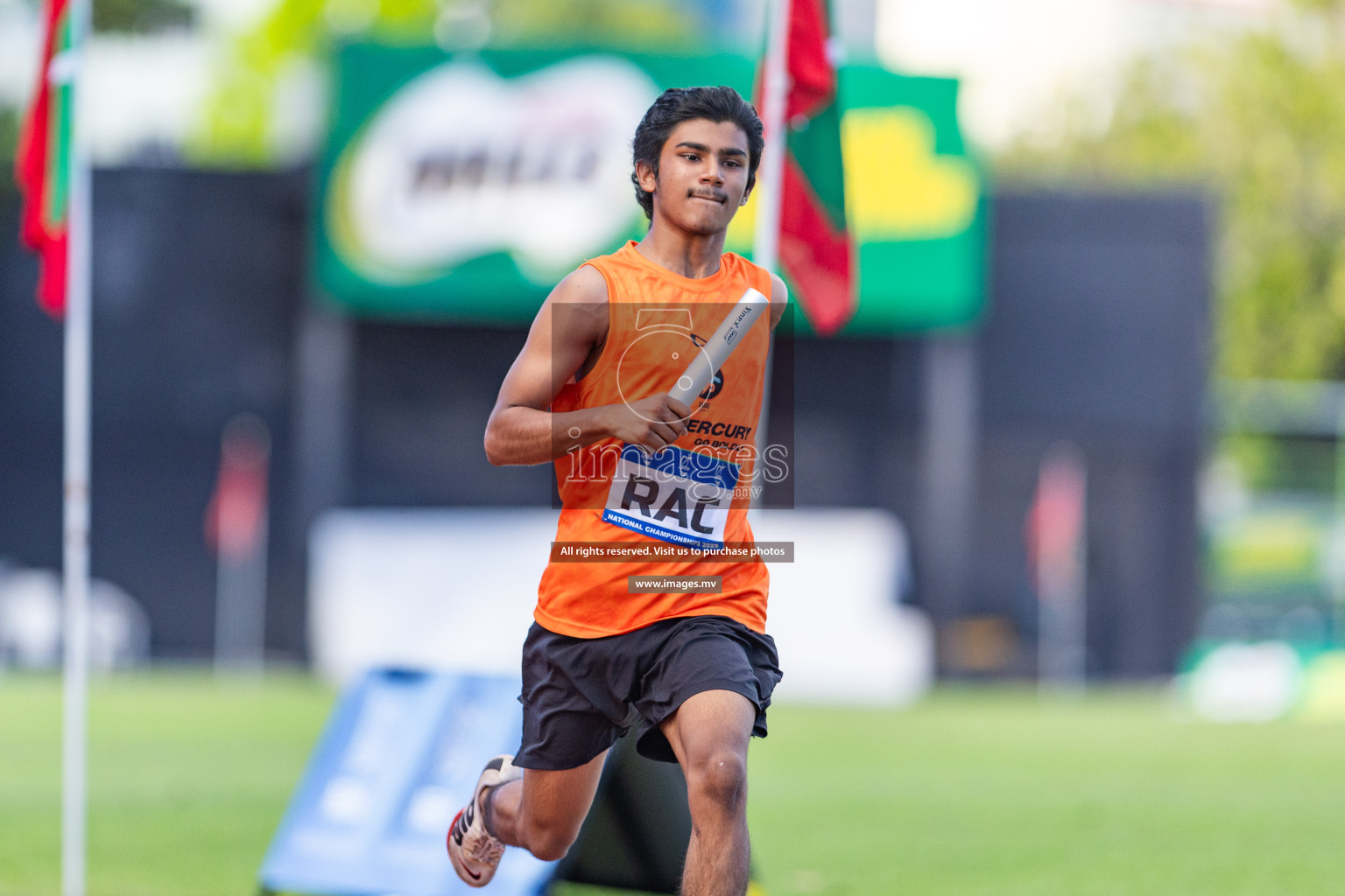 Day 3 of National Athletics Championship 2023 was held in Ekuveni Track at Male', Maldives on Saturday, 25th November 2023. Photos: Nausham Waheed / images.mv