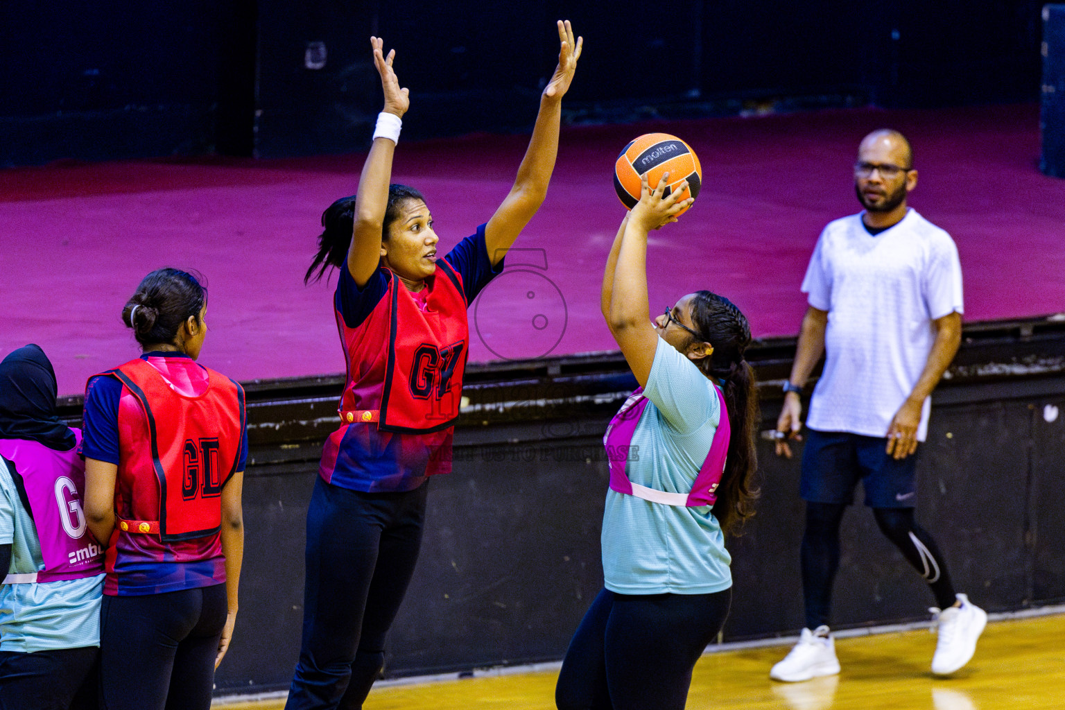 MV Netters vs Club Matrix in Day 4 of 21st National Netball Tournament was held in Social Canter at Male', Maldives on Sunday, 19th May 2024. Photos: Nausham Waheed / images.mv