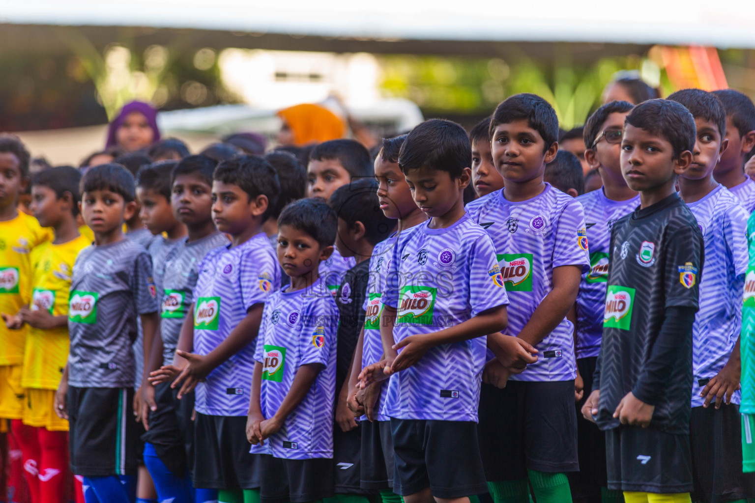 Day 1 of MILO Kids Football Fiesta was held at National Stadium in Male', Maldives on Friday, 23rd February 2024.