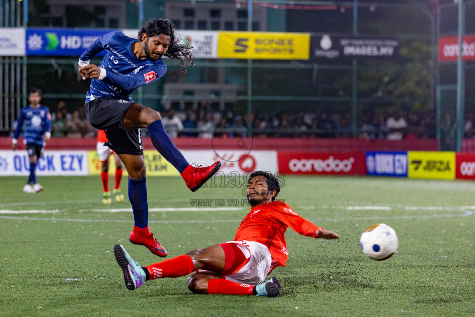 K. Gaafaru VS B. Eydhafushi on Day 36 of Golden Futsal Challenge 2024 was held on Wednesday, 21st February 2024, in Hulhumale', Maldives 
Photos: Hassan Simah/ images.mv