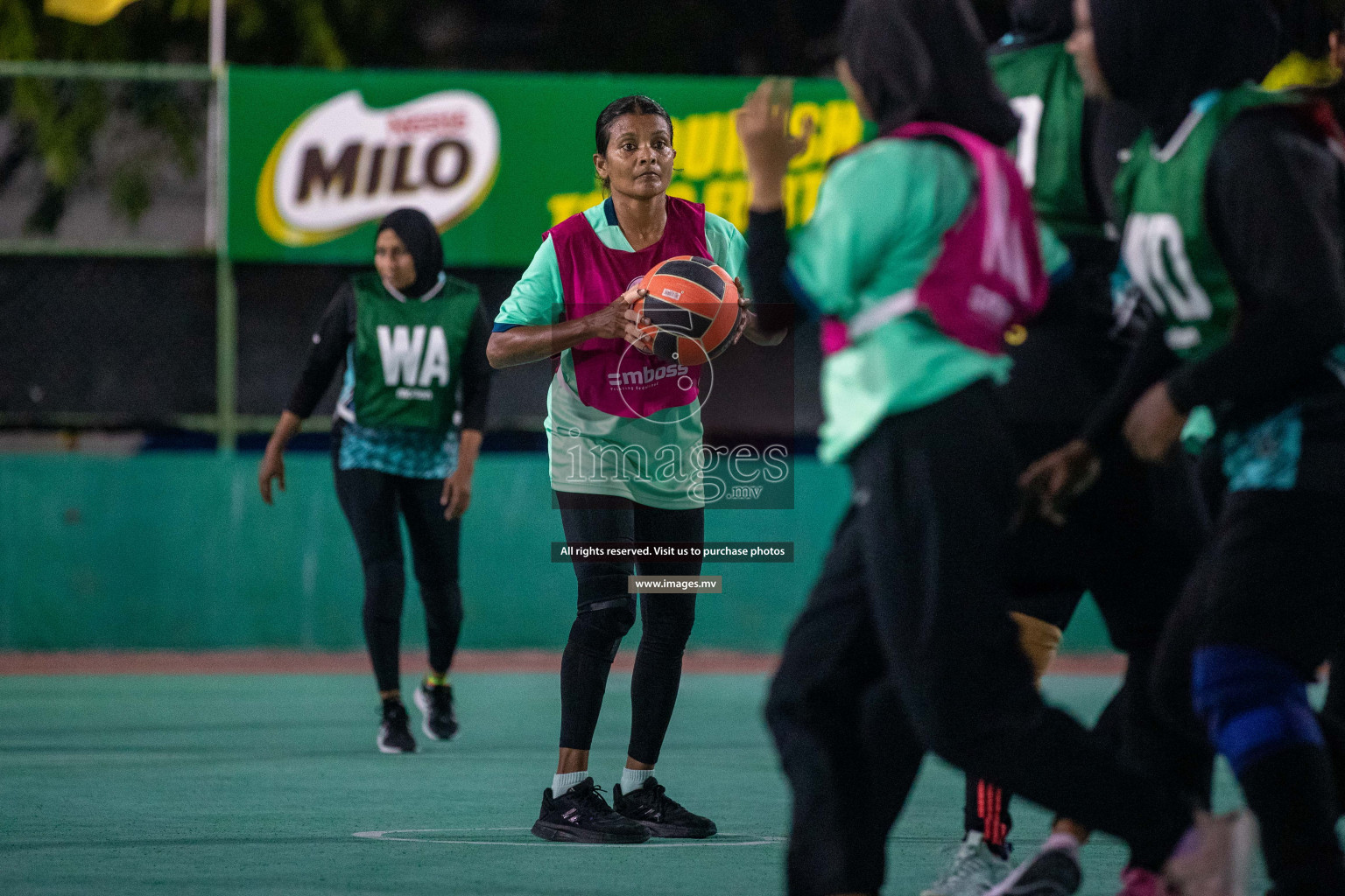 Day 4 of 20th Milo National Netball Tournament 2023, held in Synthetic Netball Court, Male', Maldives on 2nd  June 2023 Photos: Nausham Waheed/ Images.mv