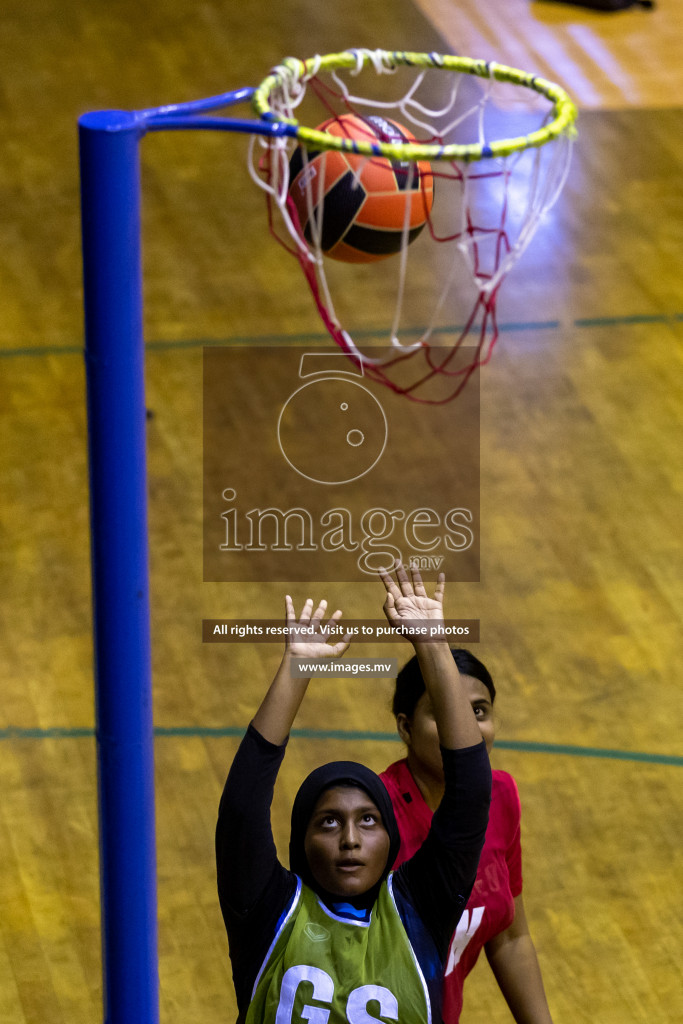 Lorenzo Sports Club vs Youth United Sports Club in the Milo National Netball Tournament 2022 on 20 July 2022, held in Social Center, Male', Maldives. Photographer: Hassan Simah / Images.mv