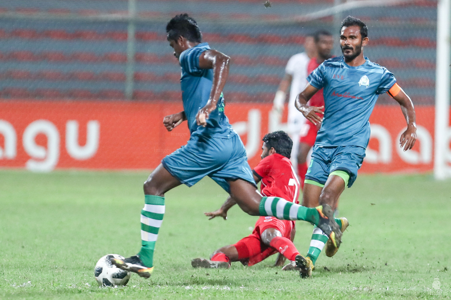 TC Sports Club vs Green Streets in Dhiraagu Dhivehi Premier League 2018 in Male, Maldives, Sunday, October 7, 2018. (Images.mv Photo/Suadh Abdul Sattar)