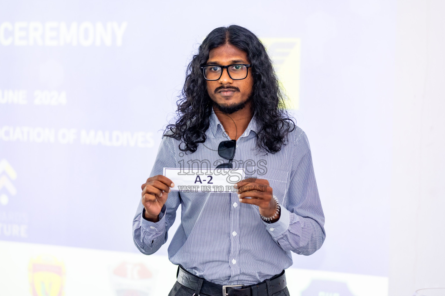 Draw Ceremony of FAM Youth Championship held in Male, Maldives, on Monday, 3rd June 2024 Photos: Nausham Waheed / images.mv