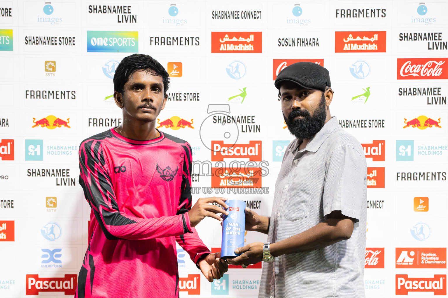 BG SC VS Goalhians in Day 3 - Fonadhoo Youth Futsal Challenge 2025 held in Fonadhoo Futsal Stadium, L. Fonadhoo, Maldives on Tuesdat, 28th October 2025 Photos: Arif Rasheed / images.mv