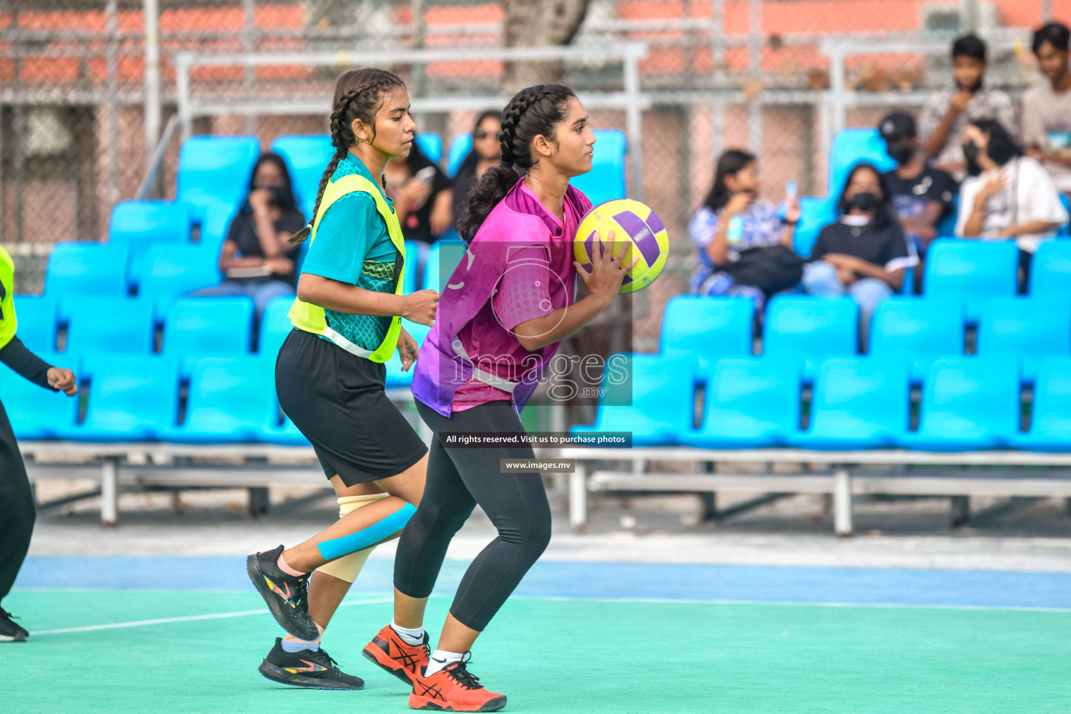 Day 13 of Junior Netball Championship 2022 held in Male', Maldives. Photos by Nausham Waheed