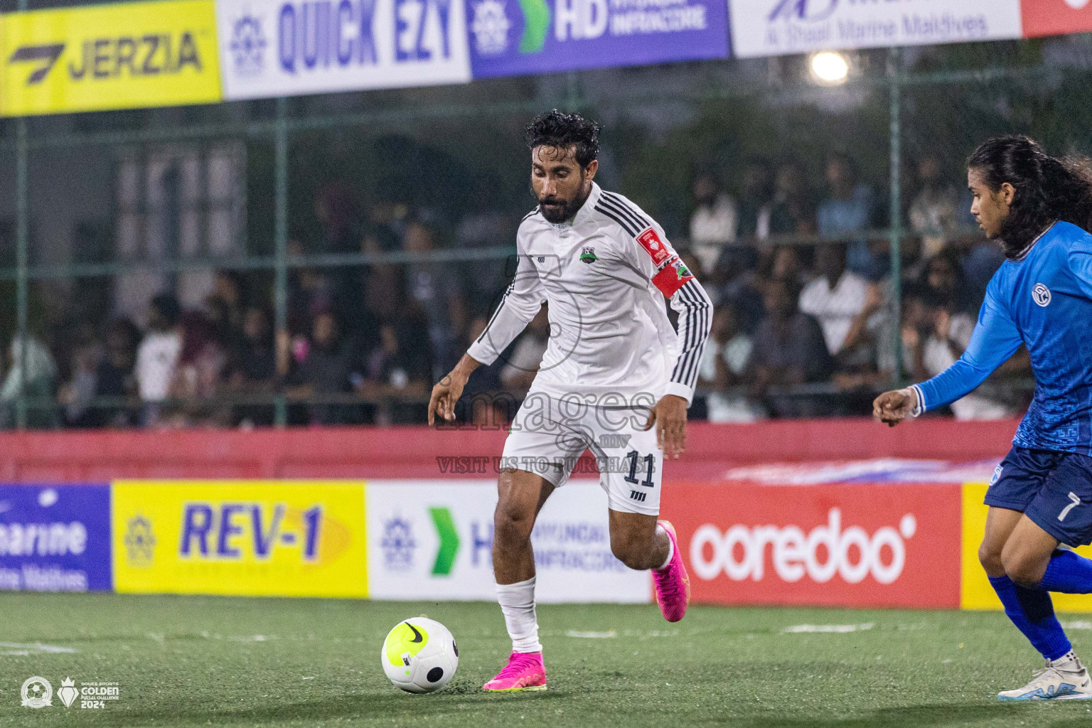 GA Gemanafushi vs GA Dhaandhoo in Day 1 of Golden Futsal Challenge 2024 was held on Monday, 15th January 2024, in Hulhumale', Maldives Photos: Ismail Thoriq / images.mv