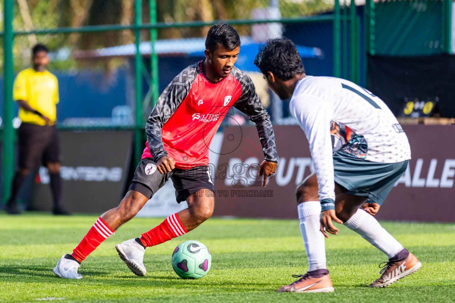 Young Stars vs SDZ Juniors in Day 8 of BG Futsal Challenge 2024 was held on Tuesday, 19th March 2024, in Male', Maldives Photos: Nausham Waheed / images.mv