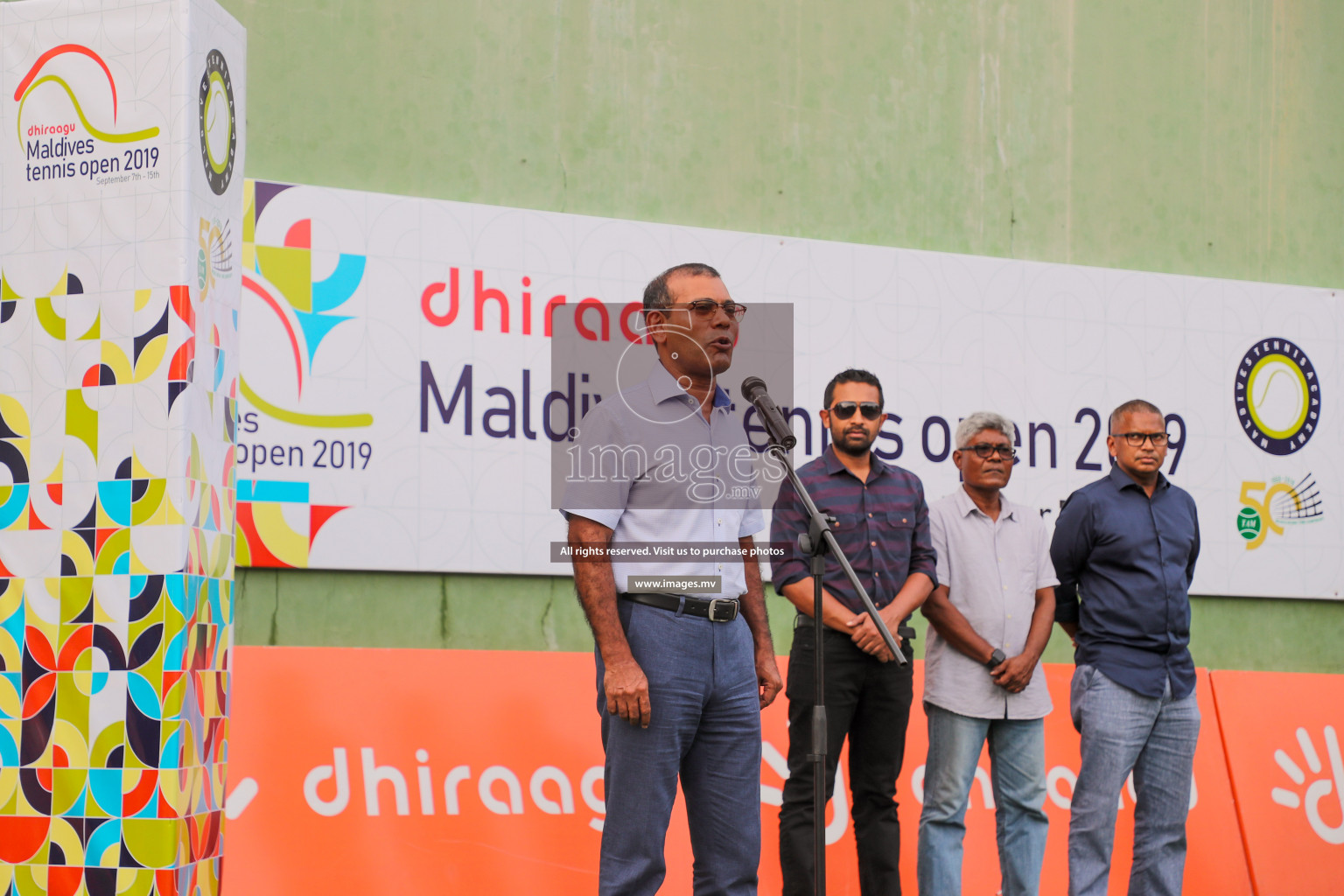Opening ceremony of Dhiraagu Maldives Tennis Open 2019 was held on Saturday, 7th September 2019 at Male', Maldives. Photos: Ismail Thoriq / images.mv