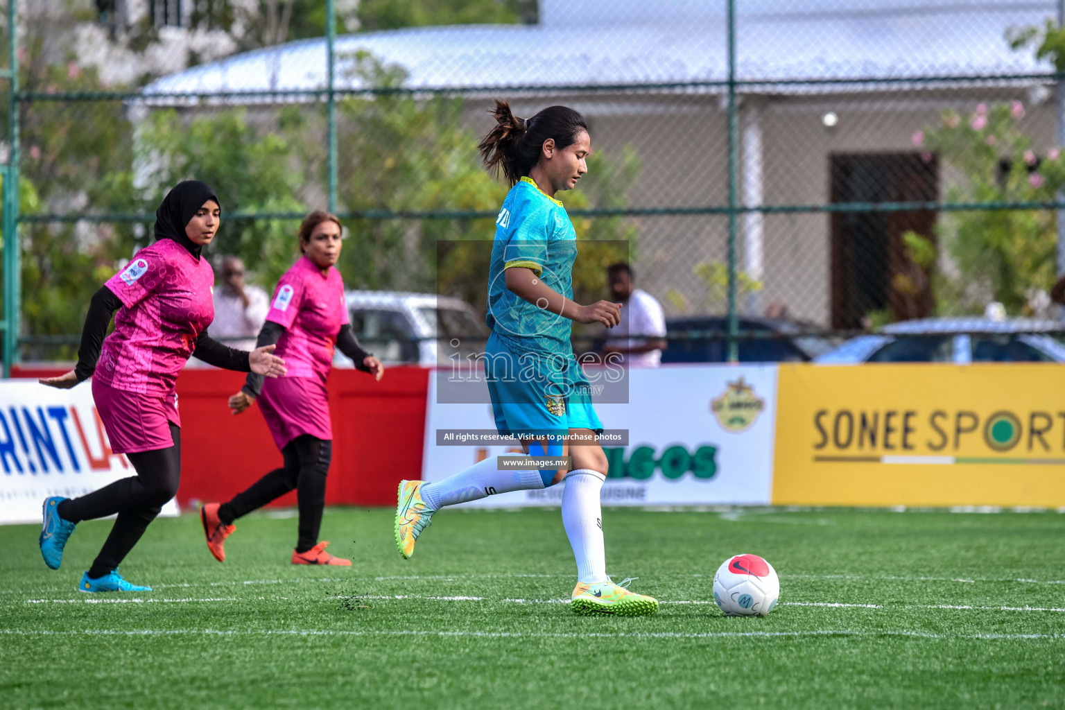 WAMCO vs Club MYS in Eighteen Thirty Women's Futsal Fiesta 2022 was held in Hulhumale', Maldives on Wednesday, 12th October 2022. Photos: Nausham Waheed / images.mv