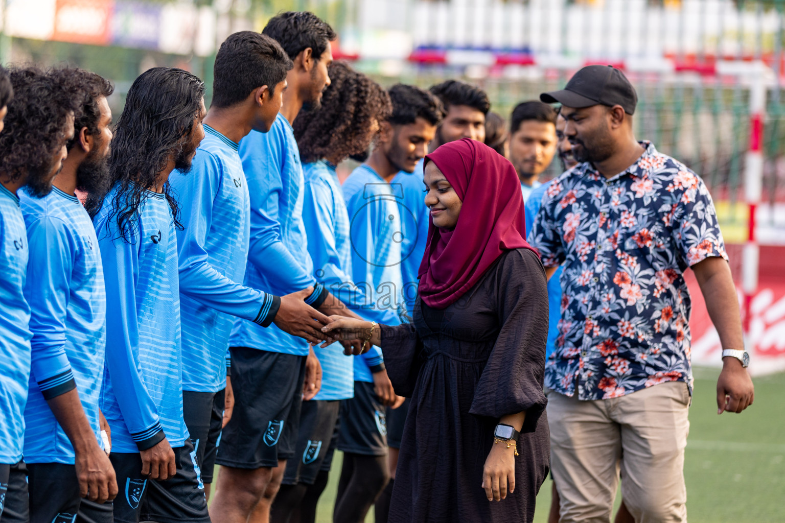 GDh. Gadhdhoo  VS  GDh. Hoandedhdhoo in Day 12 of Golden Futsal Challenge 2024 was held on Friday, 26th January 2024, in Hulhumale', Maldives 
Photos: Hassan Simah / images.mv