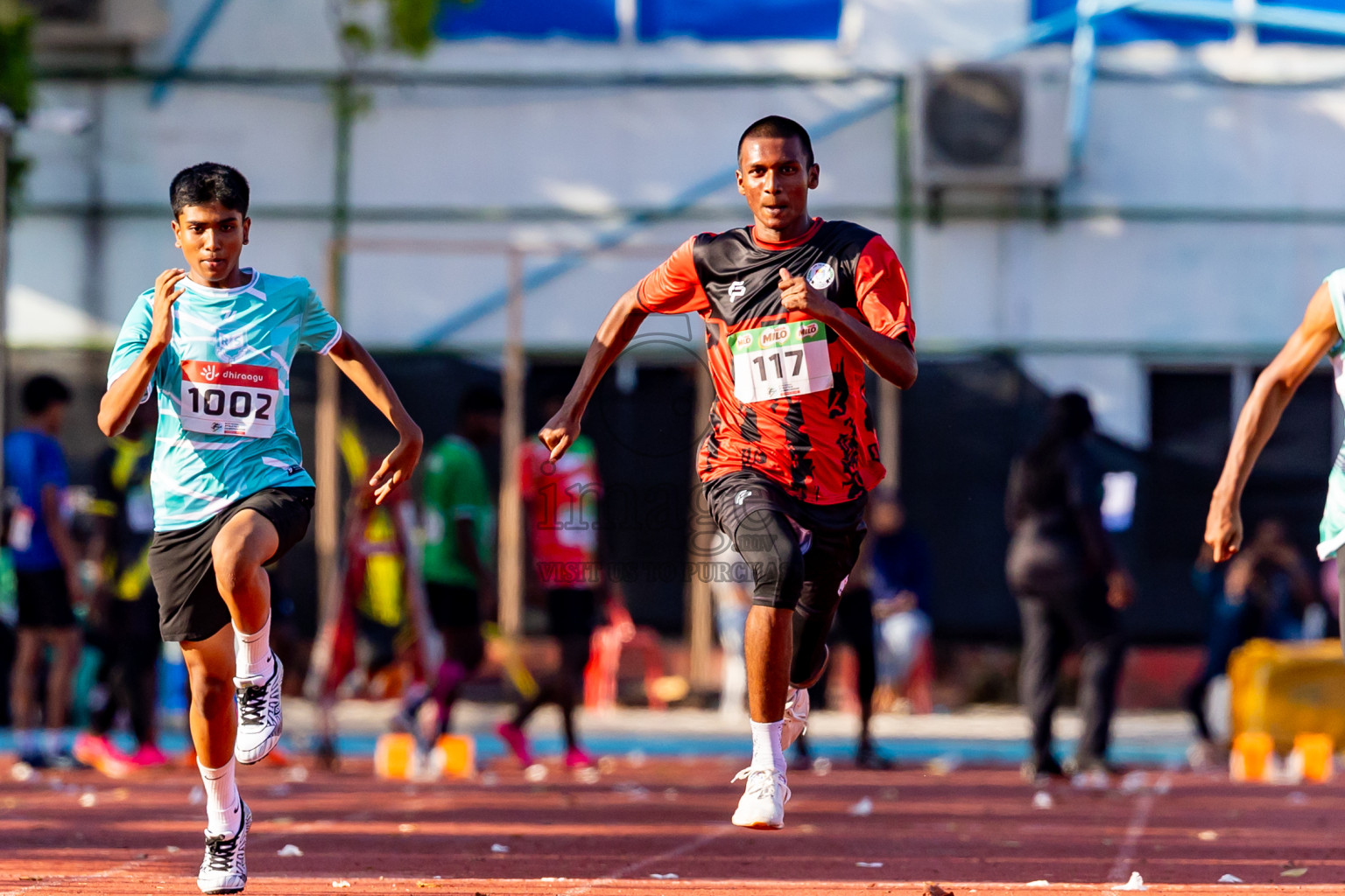 Day 2 of Inter-school Athletics Championship 2025 held in Ekuveni Synthetic Track, Male', Maldives on Tuesday, 07th October 2025. Photos by: Nausham Waheed / Images.mv