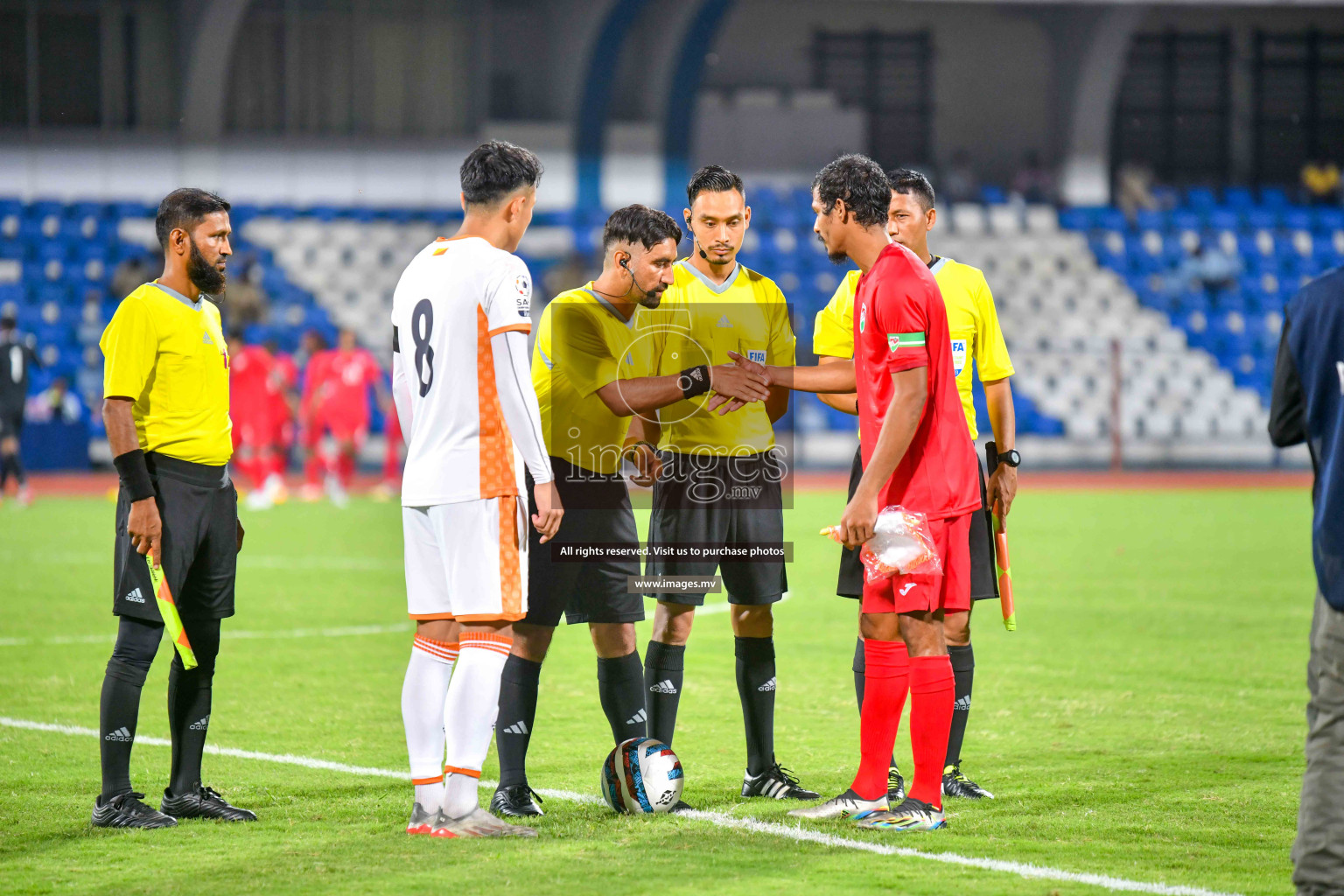 Maldives vs Bhutan in SAFF Championship 2023 held in Sree Kanteerava Stadium, Bengaluru, India, on Wednesday, 22nd June 2023. Photos: Nausham Waheed / images.mv