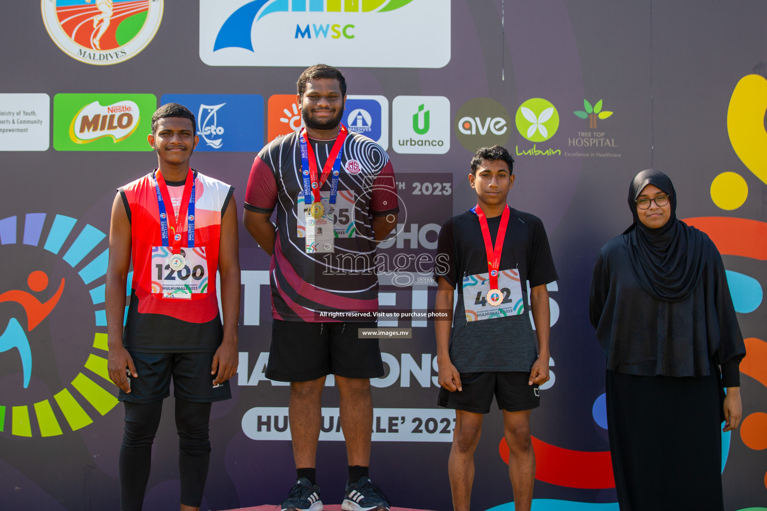 Final Day of Inter School Athletics Championship 2023 was held in Hulhumale' Running Track at Hulhumale', Maldives on Friday, 19th May 2023. Photos: Mohamed Mahfooz Moosa / images.mv