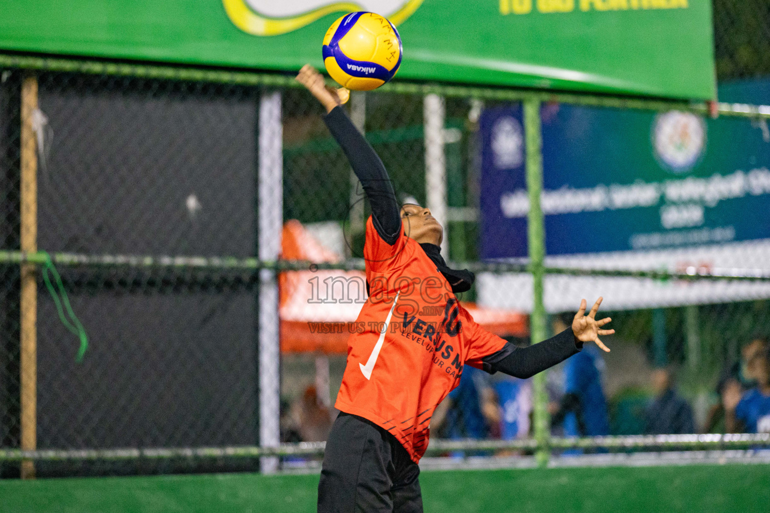 Vilingili Z. Jamiyya vs Alma Sports Club in Milo National Junior Volleyball Championship 2025 Day 2 was held on Sunday, 23rd November 2025 at Ekuveni Turf Court Male', Maldives. Photos: Areef Adam / images.mv