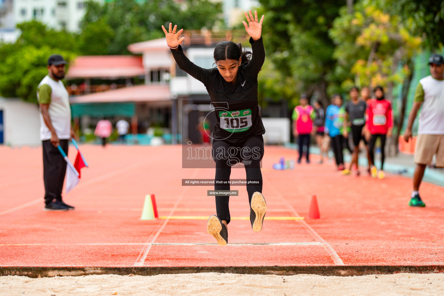 Day 2 of National Athletics Championship 2023 was held in Ekuveni Track at Male', Maldives on Friday, 24th November 2023. Photos: Hassan Simah / images.mv