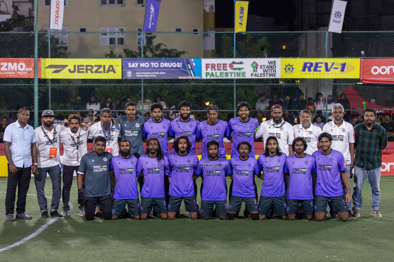 HDh Neykurendhoo vs HDh Naivaadhoo in Day 18 of Golden Futsal Challenge 2024 was held on Thursday, 1st February 2024, in Hulhumale', Maldives Photos: Mohamed Mahfooz Moosa, / images.mv