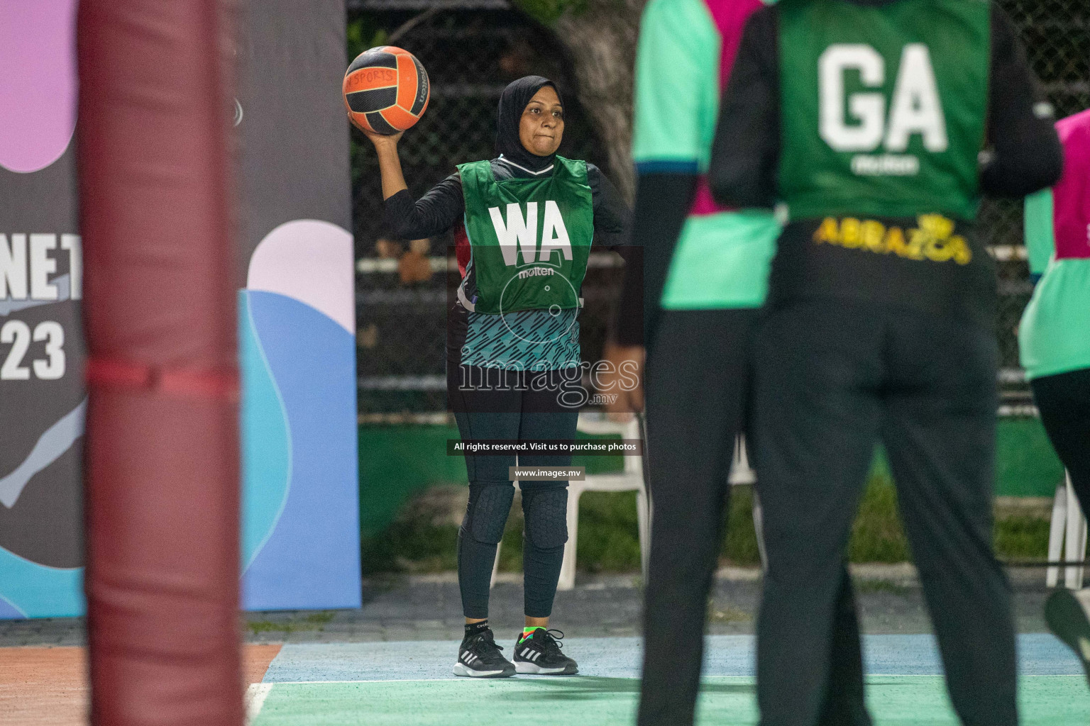 Day 4 of 20th Milo National Netball Tournament 2023, held in Synthetic Netball Court, Male', Maldives on 2nd  June 2023 Photos: Nausham Waheed/ Images.mv