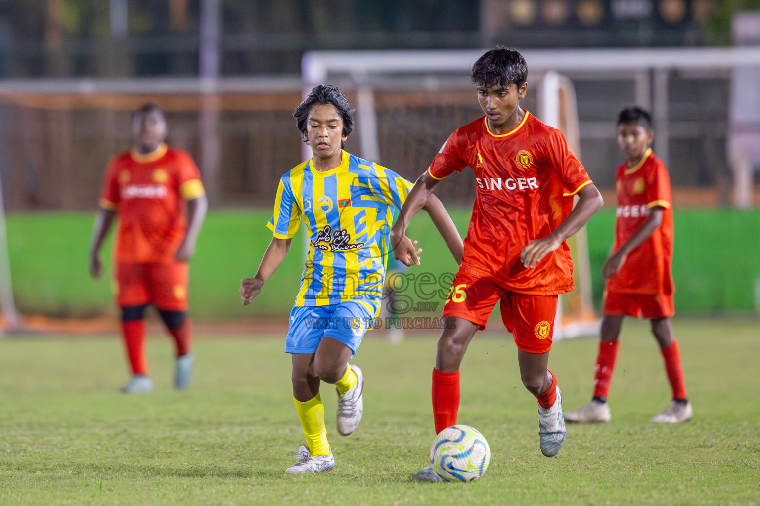 Dhivehi Youth League 2024 - Day 1. Matches held at Henveiru Stadium on 21st November 2024 , Thursday. Photos: Shuu Abdul Sattar/ Images.mv