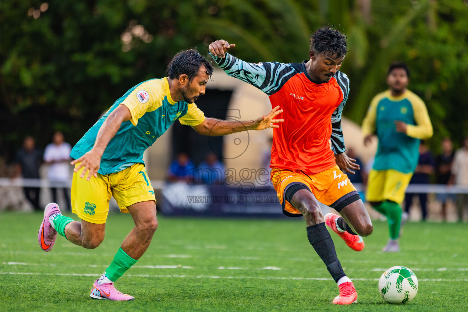 Patina vs Oblu Sangeli in Resort League 2025 (North Male Zone) day 14 was held on Tuesday, 16th September 2025 in One And Only Reethi Rah Maldives Resort, Photos: Areef Adam / images.mv