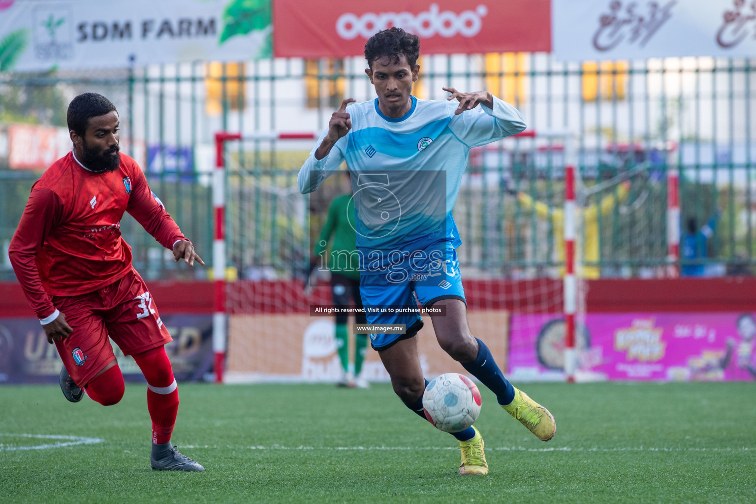 AA. Rasdhoo vs AA. Thoddoo in Day 7 of Golden Futsal Challenge 2023 on 11 February 2023 in Hulhumale, Male, Maldives