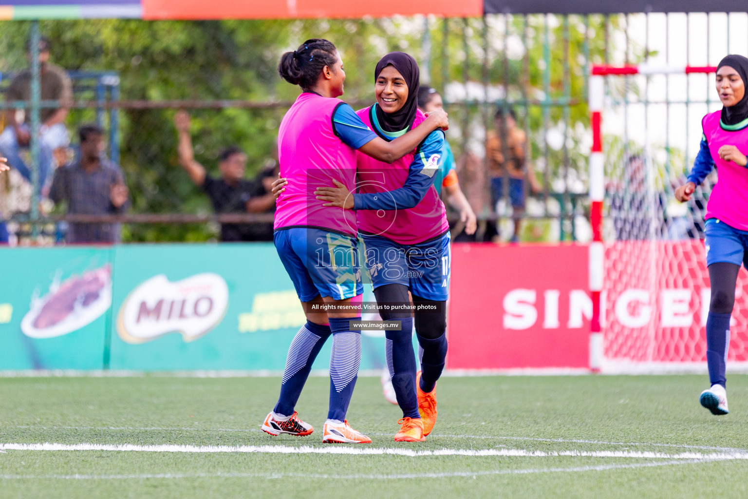 WAMCO vs MACL in 18/30 Futsal Fiesta Classic 2023 held in Hulhumale, Maldives, on Tuesday, 18th July 2023 Photos: Hassan Simah / images.mv