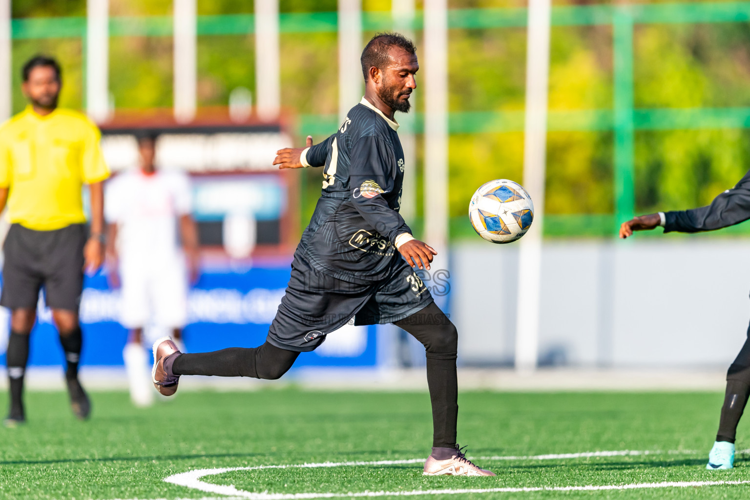 Furious FC vs JT Sports from Manadhoo Council Cup 2024 in N Manadhoo Maldives on Saturday, 24th February 2023. Photos: Nausham Waheed / images.mv