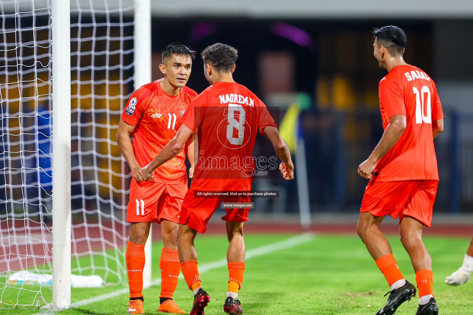 Nepal vs India in SAFF Championship 2023 held in Sree Kanteerava Stadium, Bengaluru, India, on Saturday, 24th June 2023. Photos: Hassan Simah / images.mv