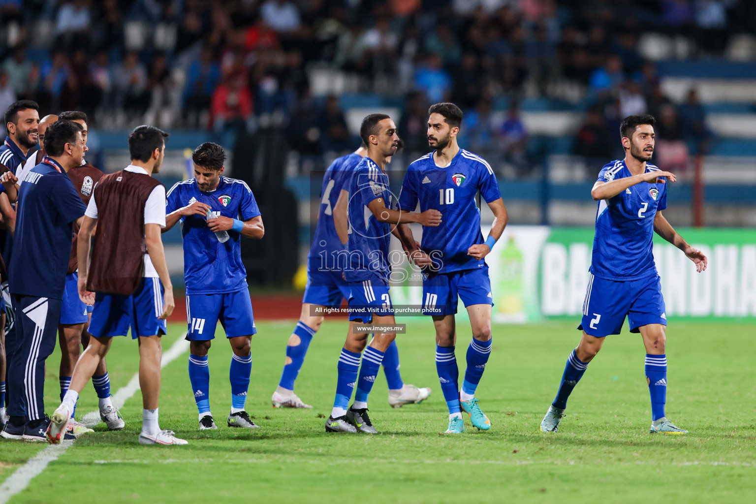 Kuwait vs India in the Final of SAFF Championship 2023 held in Sree Kanteerava Stadium, Bengaluru, India, on Tuesday, 4th July 2023. Photos: Nausham Waheed / images.mv