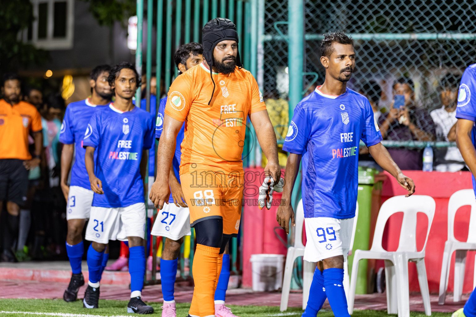 Team Naivaadhoo vs Club Combination in Day 1 of Kings Cup of Club Maldives Cup 2025 held in Rehendi Futsal Ground, Hulhumale', Maldives on Saturday, 30th August 2025. Photos: Areef / images.mv