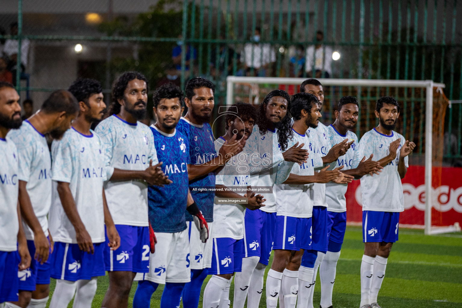 Prison Club vs MACL in the Quarter Finals of Club Maldives 2021 held at Hulhumale;, on 12th December 2021 Photos: Ismail Thoriq / images.mv