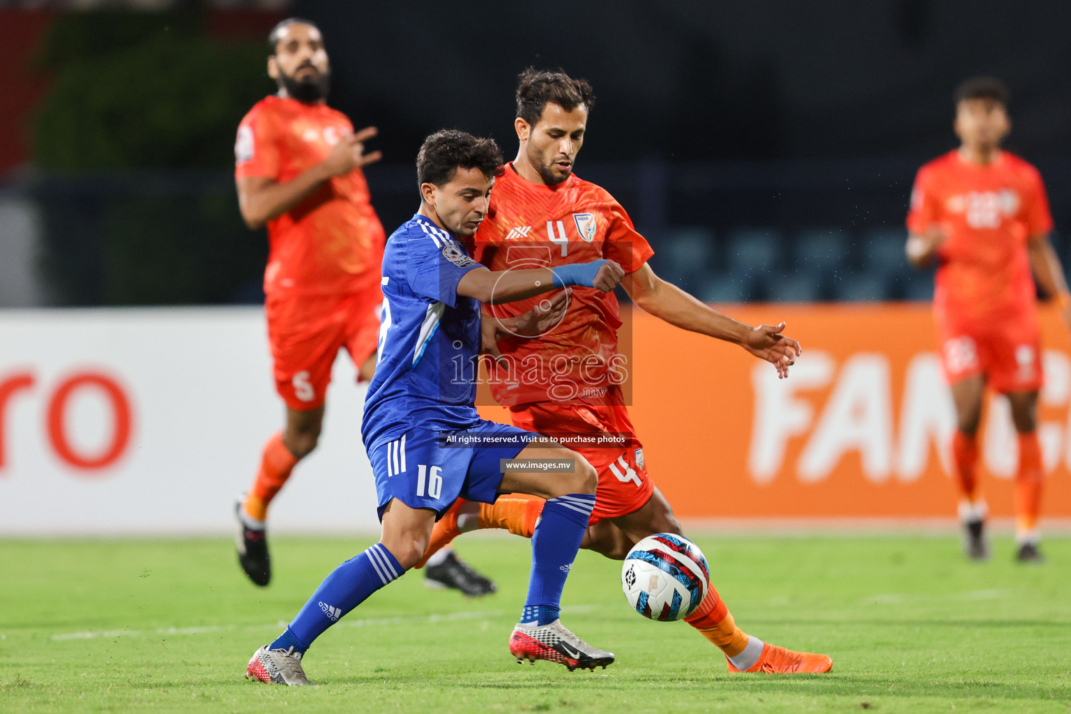 Kuwait vs India in the Final of SAFF Championship 2023 held in Sree Kanteerava Stadium, Bengaluru, India, on Tuesday, 4th July 2023. Photos: Nausham Waheed / images.mv