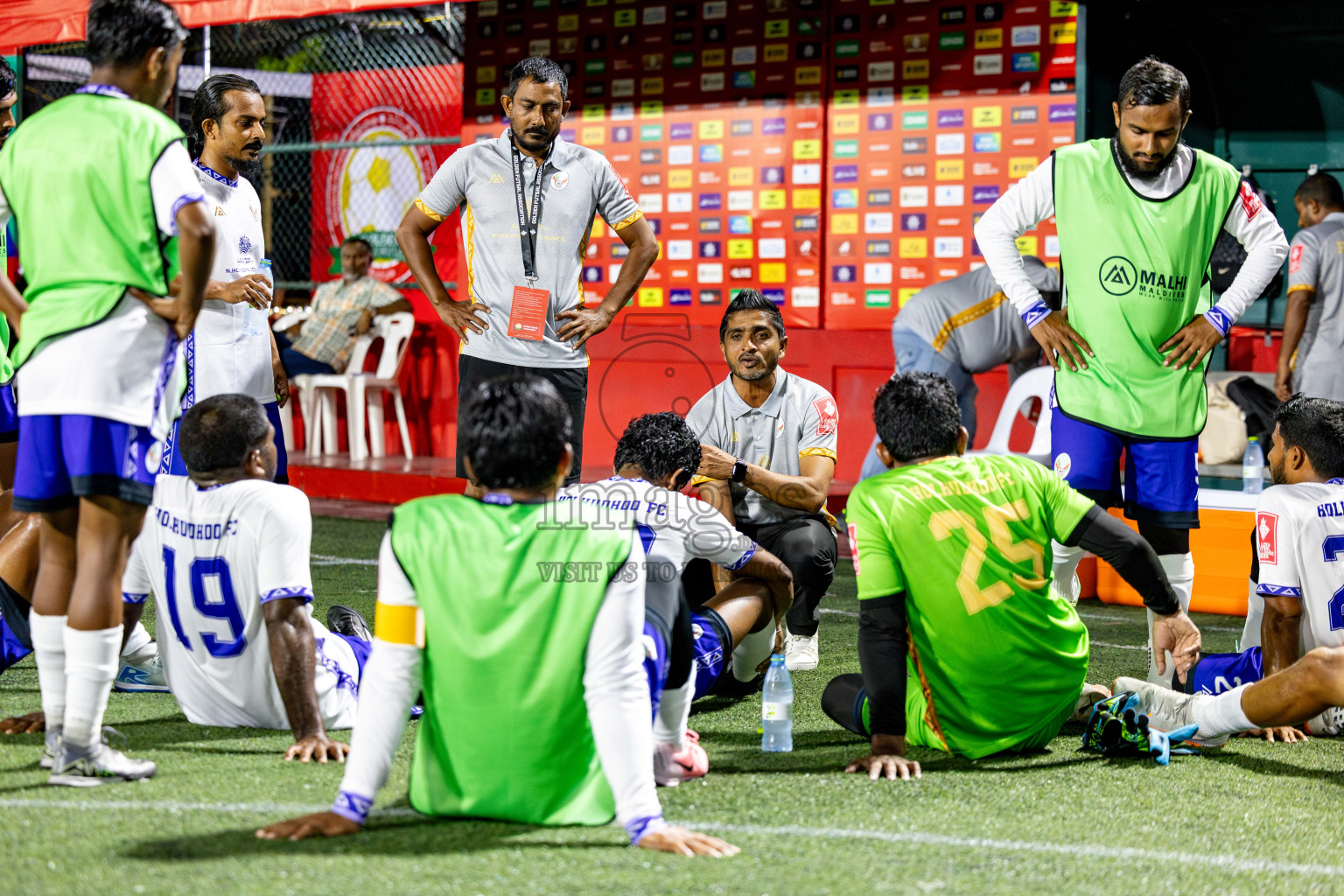 N Holhudhoo vs N Velidhoo in Day 12 of Golden Futsal Challenge 2025 was held on Thursday, 16th January 2025, in Hulhumale', Maldives.
Photos: Hassan Simah / images.mv