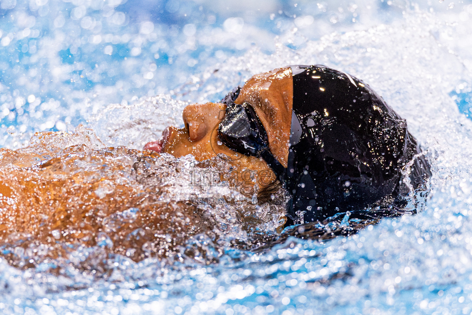 Day 4 of 1st National Short Course Swimming Competition held in Hulhumale', Maldives on Tuesday, 17th June 2025. Photos: Nausham Waheed / images.mv