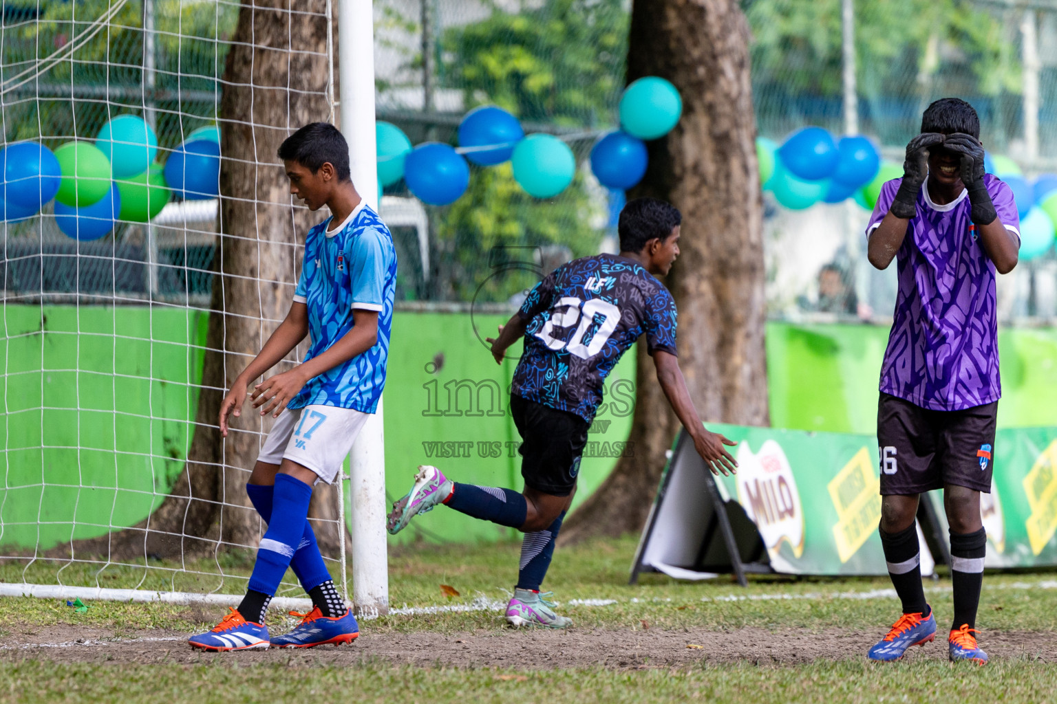 Day 4 of MILO Academy Championship 2024 (U-14) was held in Henveyru Stadium, Male', Maldives on Sunday, 3rd November 2024. Photos: Hassan Simah / Images.mv