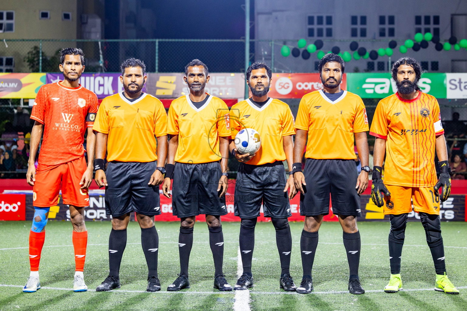 GA Villingili vs GA Dhevvadhoo in Zone round Day 28 of Golden Futsal Challenge 2025 was held on Saturday , 1st February 2025, in Hulhumale', Maldives. Photos: Nausham Waheed / images.mv